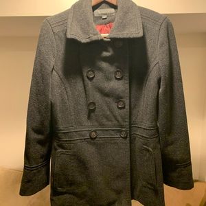 Dark grey pea coat